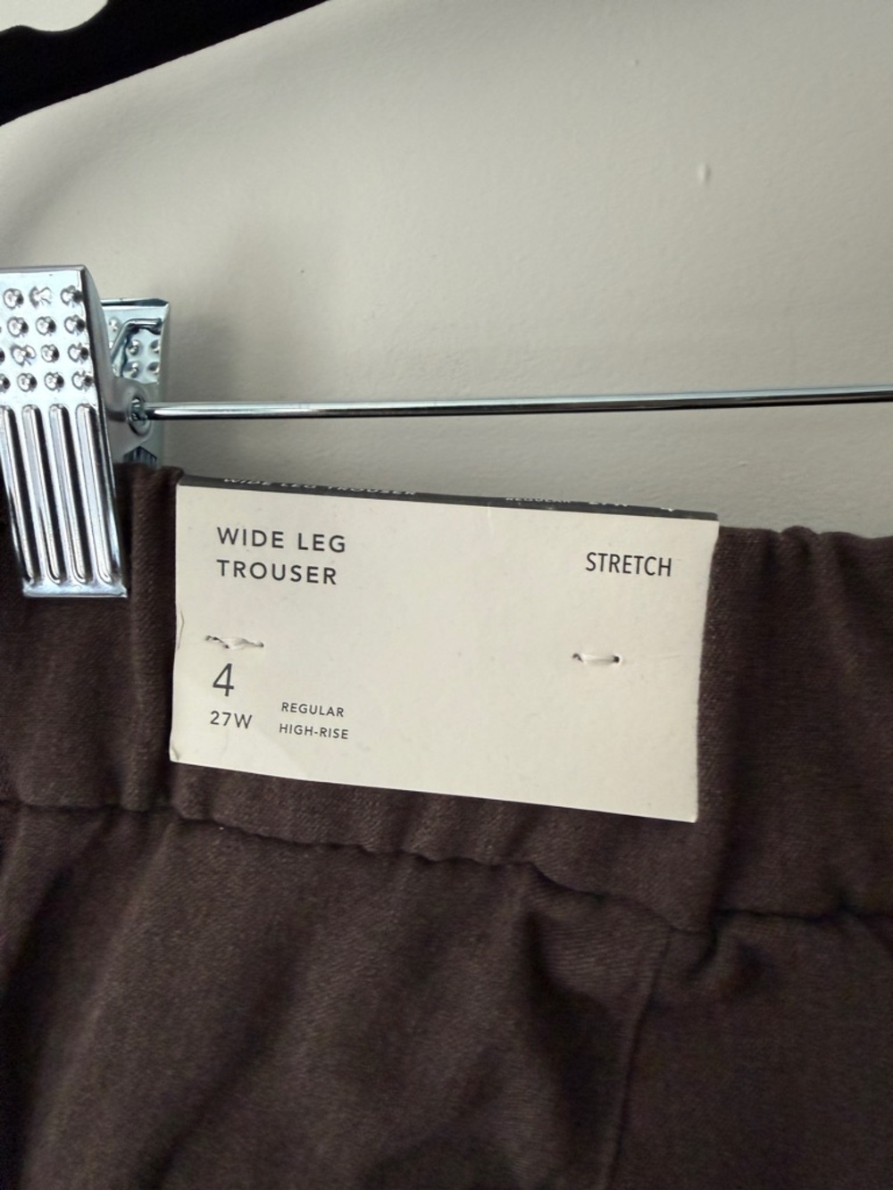 American Eagle Outfitters Brown high rise Wide-Leg Trousers NWT - Picture 5 of 7